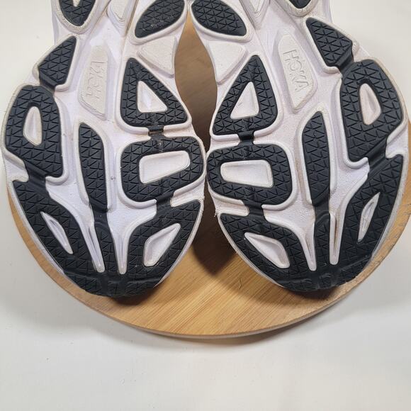 Hoka Bondi 8 Running Sneakers Shoes Women 8 Black White - Picture 12 of 15